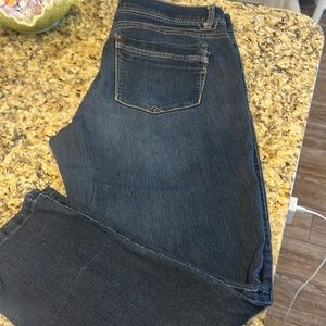 Democracy “Ab technology” ankle dark jeans size 12